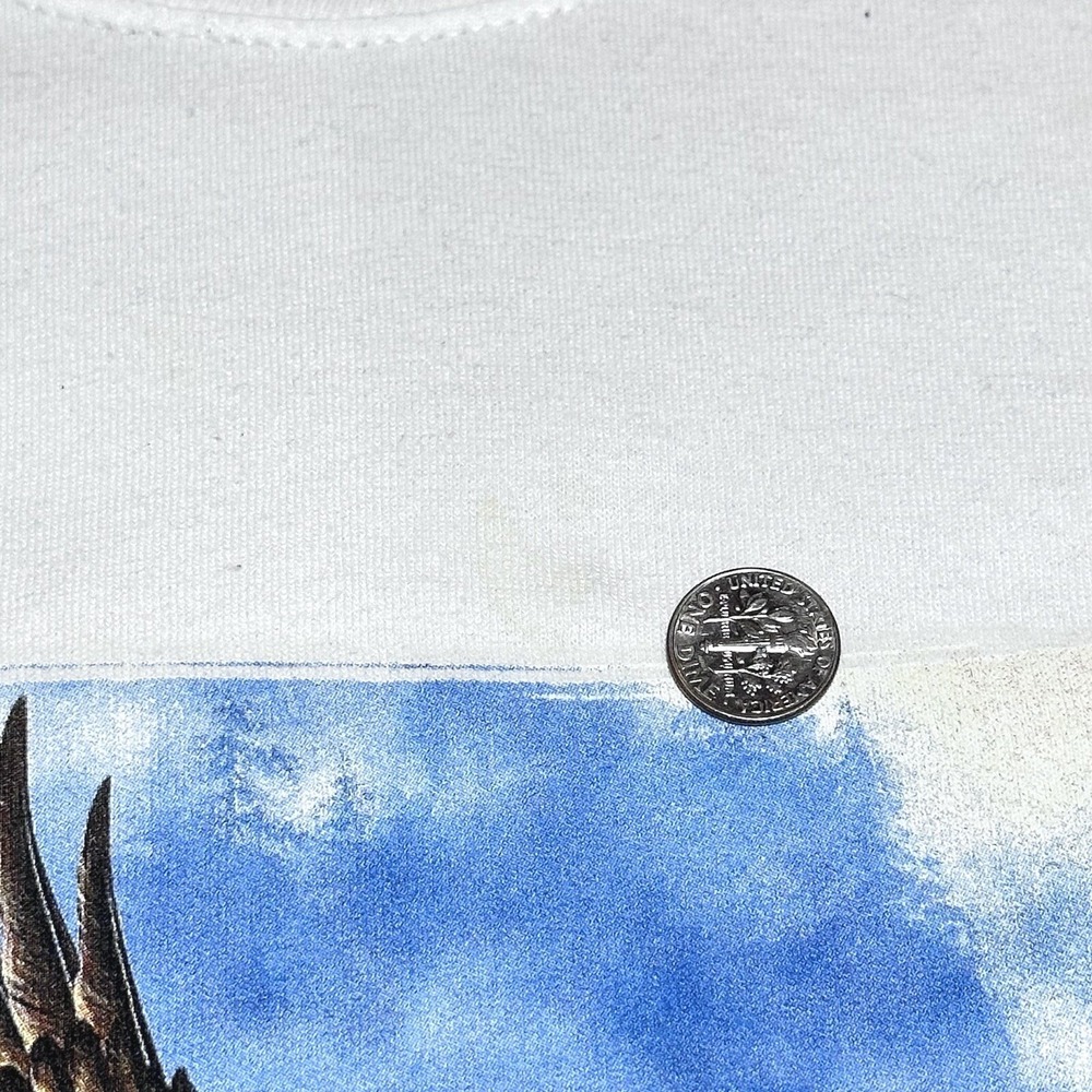 Vintage 90s Wild Wings Eagle Scenic Waterfall Nature T-Shirt Size‎ Medium - Picture 5 of 8